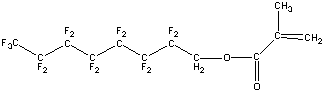 1H,1H-Perfluoro-n-octyl methacrylate, 97%, CAS Number: 3934-23-4