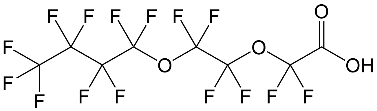 Perfluoro-3,6-dioxadecanoic acid, 98%, CAS Number: 137780-69-9