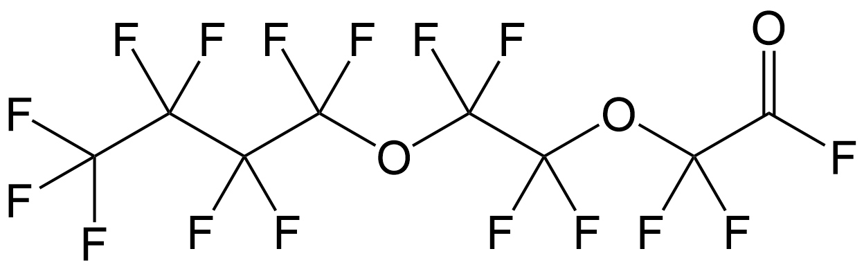 Perfluorobutoxyethoxyacetyl fluoride, 98%, CAS Number: 172897-75-5