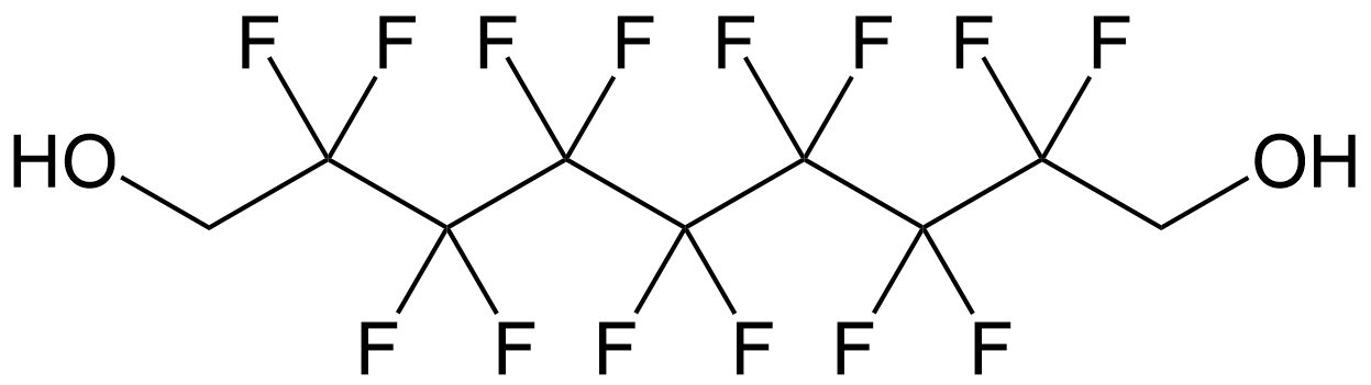 1H,1H,9H,9H-Perfluoro-1,9-nonanediol, 90%, CAS Number: 203303-01-9