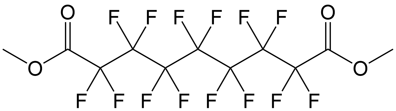 Dimethyl perfluoroazelate, 90%, CAS Number: 2216-90-1