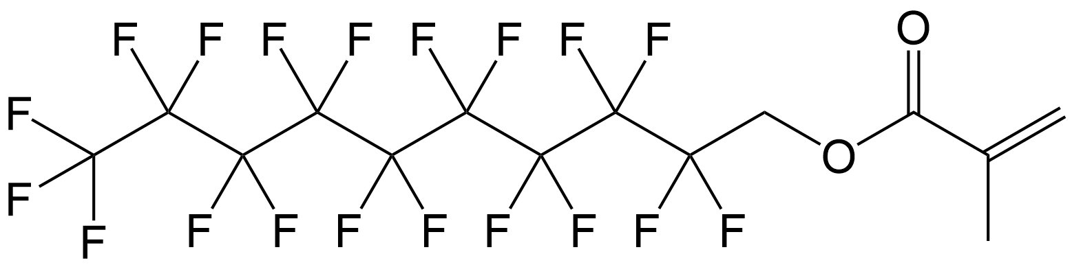 1H,1H-Perfluoro-n-decyl methacrylate, 97%, CAS Number: 23069-32-1