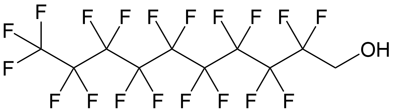 1H,1H-Perfluoro-1-decanol, 98%, CAS Number: 307-37-9