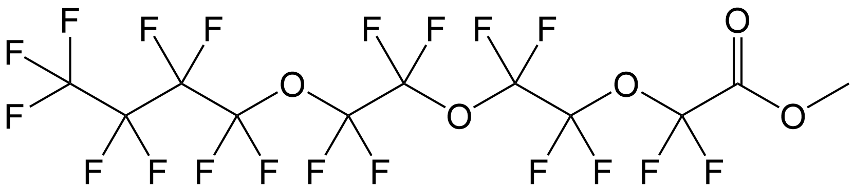 Methyl perfluoro-3,6,9-trioxatridecanoate, 98%, CAS Number: 330562-42-0
