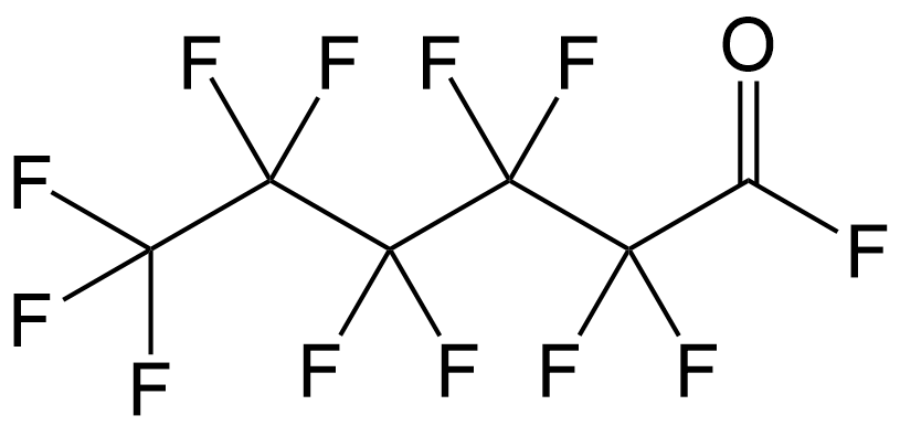 Perfluorohexanoyl fluoride, 98%, CAS Number: 355-38-4