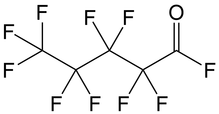 Perfluoropentanoyl fluoride, 98%, CAS Number: 375-62-2