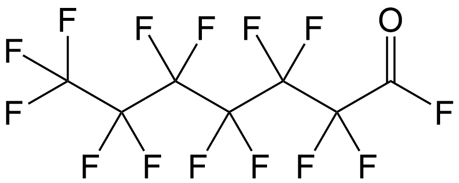 Perfluoroheptanoyl fluoride, 98%, CAS Number: 375-84-8