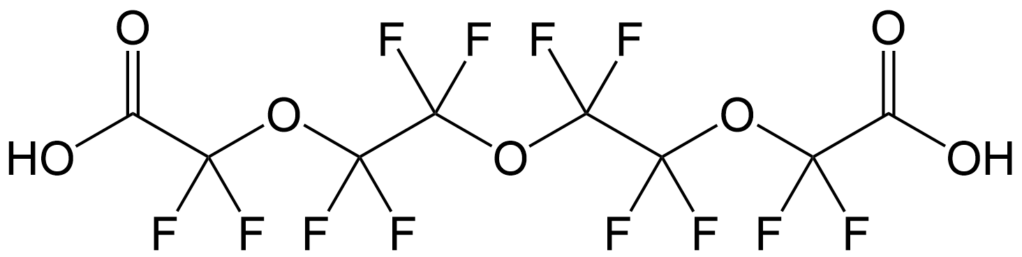 Perfluoro-3,6,9-trioxaundecane-1,11-dioic acid, 98%, CAS Number: 55621-18-6