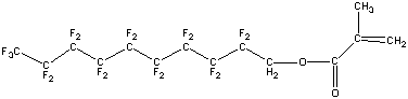 1H,1H-Perfluoro-n-decyl methacrylate, 97%, CAS Number: 23069-32-1