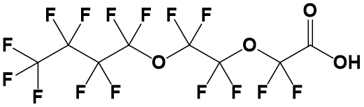Perfluoro-3,6-dioxadecanoic acid, 98%, CAS Number: 137780-69-9