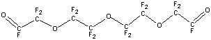 Perfluoropolyether diacyl fluoride (n=2), 98%, CAS Number: 24689-56-3